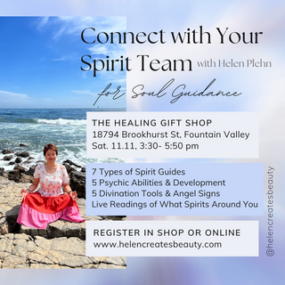 Connect with Your Spirit Team Masterclass (In-person and Online)