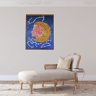 Luna, the Waxing Crescent Moon Fine Art Print